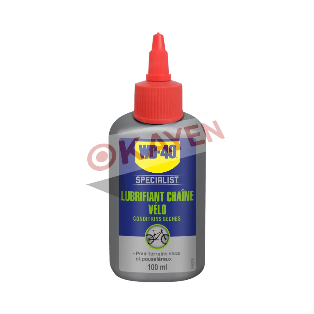 LUBRIFIANT CHAÎNE VÉLO CONDITIONS SÈCHES - WD-40